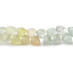 7mm Prehnite Top Drilled Trillion 8 inch 56 pieces (ONLINE ORDER ONLY)