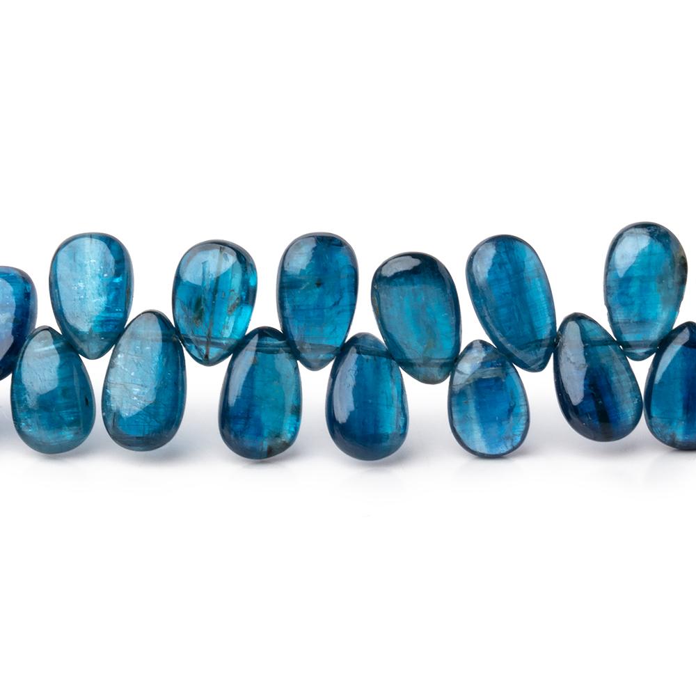 7x4-8x5mm Blue Kyanite Plain Pear Beads 7.5 inch 56 pieces (ONLINE ORDER ONLY)