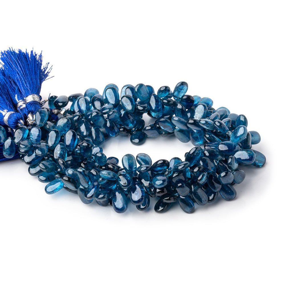 7x4-8x5mm Blue Kyanite Plain Pear Beads 7.5 inch 56 pieces (ONLINE ORDER ONLY)