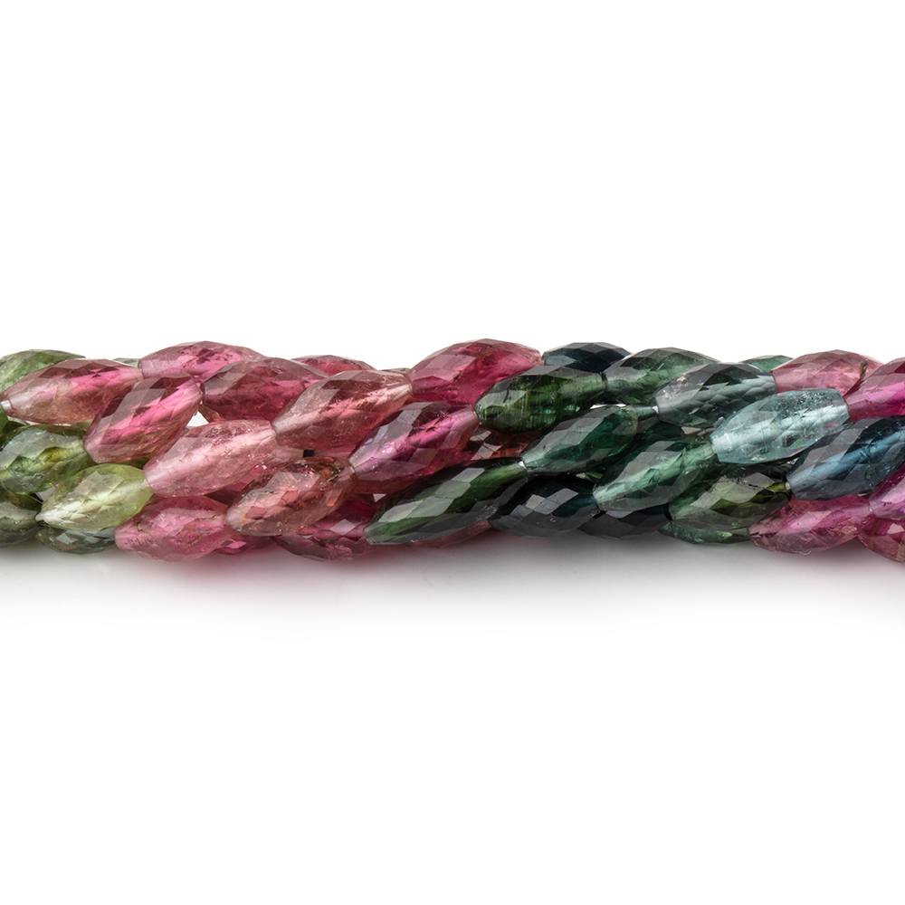 7x4-9x4mm Multi Color Tourmaline Faceted Marquise Beads 15 inch 48 pieces AA (ONLINE ORDER ONLY)