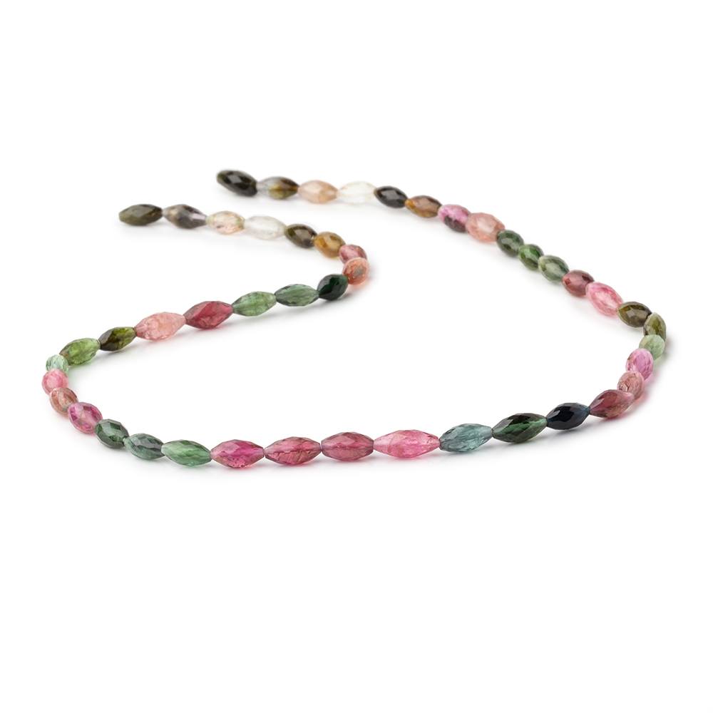 7x4-9x4mm Multi Color Tourmaline Faceted Marquise Beads 15 inch 48 pieces AA (ONLINE ORDER ONLY)
