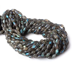 7x4mm - 9x5mm Labradorite straight drilled faceted marquise 14 inch 37 beads A (ONLINE ORDER ONLY)