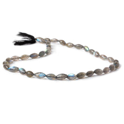 7x4mm - 9x5mm Labradorite straight drilled faceted marquise 14 inch 37 beads A (ONLINE ORDER ONLY)