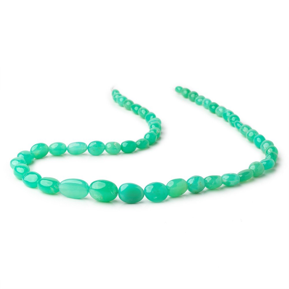 7x5-15.5x13mm Prase Opal Plain Nugget Beads 20 inch 50 pieces AAA (ONLINE ORDER ONLY)