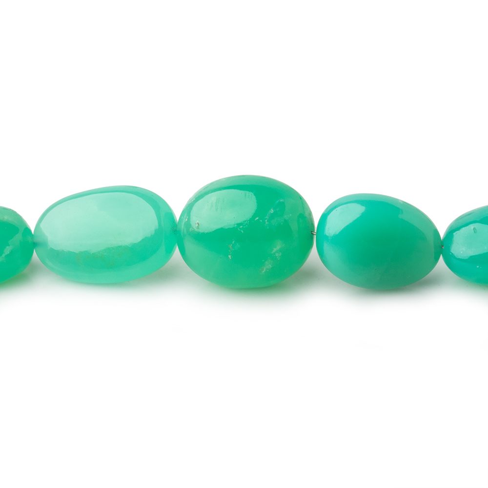 7x5-15.5x13mm Prase Opal Plain Nugget Beads 20 inch 50 pieces AAA (ONLINE ORDER ONLY)