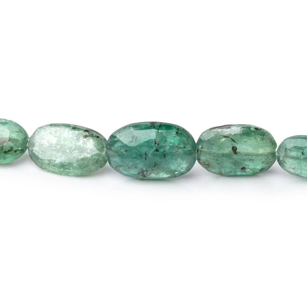7x5-15x9mm Dark Green Kyanite Faceted Oval Beads 16 inch 46 pieces (ONLINE ORDER ONLY)