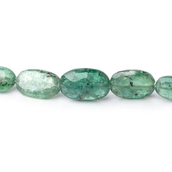7x5-15x9mm Dark Green Kyanite Faceted Oval Beads 16 inch 46 pieces (ONLINE ORDER ONLY)