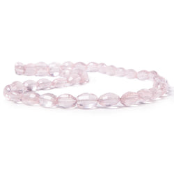 7x6-11x9mm Rose Quartz checkerboard faceted ovals 15 inch 39 pieces (ONLINE ORDER ONLY)