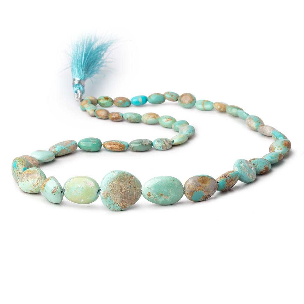 7x6-17x17mm Persian Turquoise Plain Nugget Beads 18 inch 40 pieces (ONLINE ORDER ONLY)