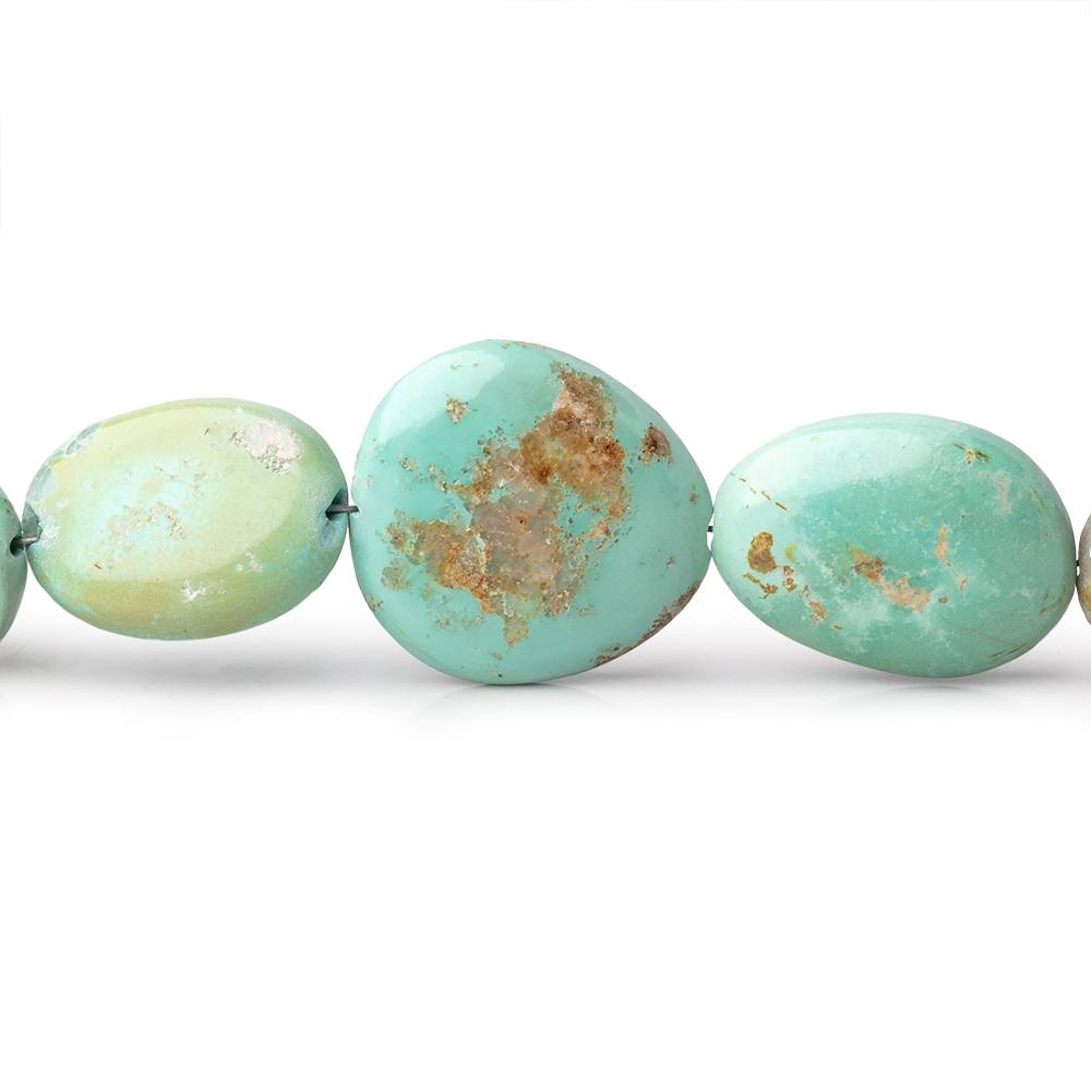 7x6-17x17mm Persian Turquoise Plain Nugget Beads 18 inch 40 pieces (ONLINE ORDER ONLY)