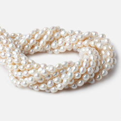 7x6-8.5x7mm Off White Petite Ultra Baroque Freshwater Pearls 15.5 inch 53 pieces (ONLINE ORDER ONLY)