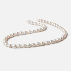 7x6-8.5x7mm Off White Petite Ultra Baroque Freshwater Pearls 15.5 inch 53 pieces (ONLINE ORDER ONLY)