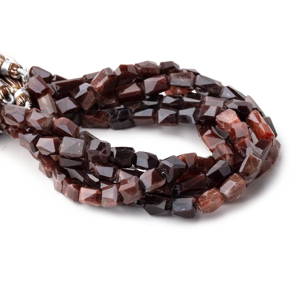 7x6-8x7mm Cat's Eye Scapolite Faceted Nugget Beads 8 inch 25 pieces (ONLINE ORDER ONLY)
