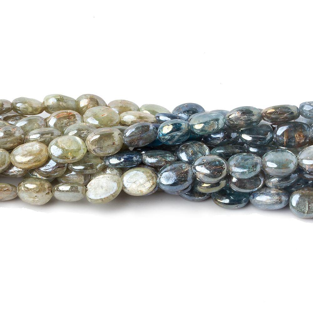 7x6-9x6mm Mystic Kyanite Plain Oval Beads 16 inch 49 pieces (ONLINE ORDER ONLY)