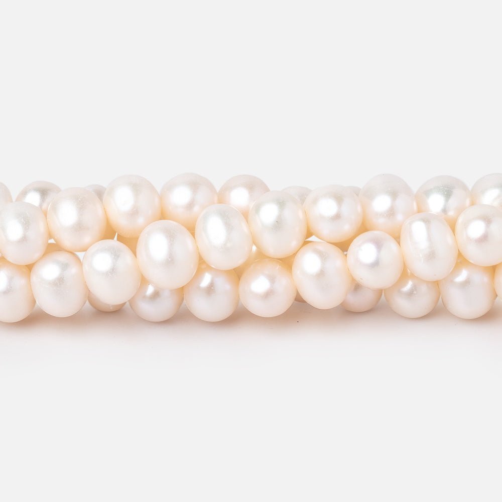 6-7mm Cream Off Round Freshwater Pearls 16 inch 72 Beads (ONLINE ORDER ONLY)