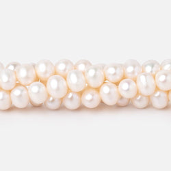 6-7mm Cream Off Round Freshwater Pearls 16 inch 72 Beads (ONLINE ORDER ONLY)