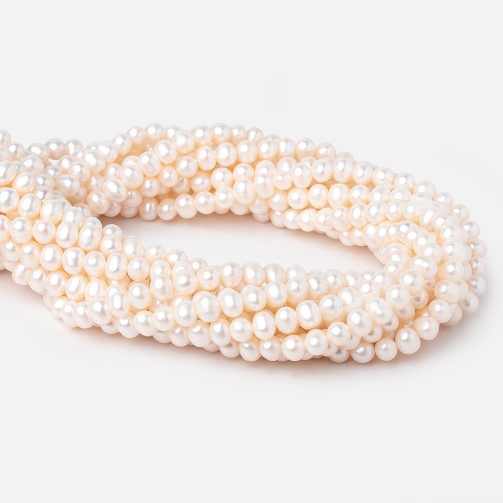 6-7mm Cream Off Round Freshwater Pearls 16 inch 72 Beads (ONLINE ORDER ONLY)