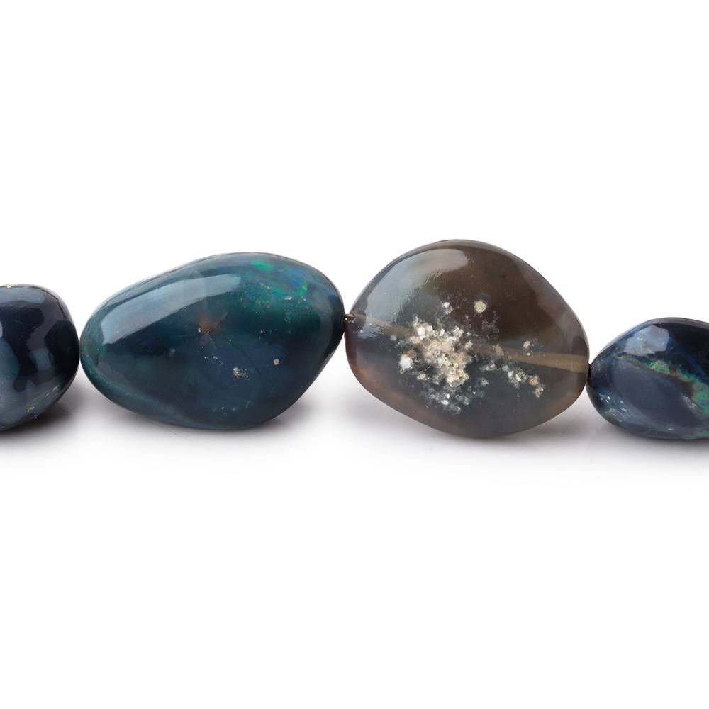 7x7-23x15mm Australian Opal Plain Nugget Beads 18 inch 36 pieces AA (ONLINE ORDER ONLY)