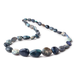 7x7-23x15mm Australian Opal Plain Nugget Beads 18 inch 36 pieces AA (ONLINE ORDER ONLY)