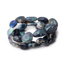 7x7-23x15mm Australian Opal Plain Nugget Beads 18 inch 36 pieces AA (ONLINE ORDER ONLY)
