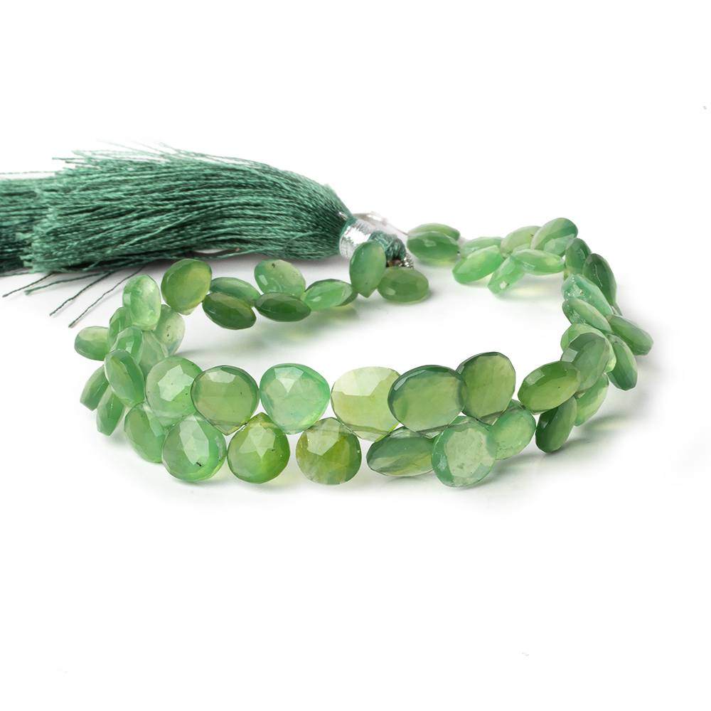 7x7-8.5x8.5mm Serpentine Faceted Heart Beads 8 inch 52 pieces A (ONLINE ORDER ONLY)