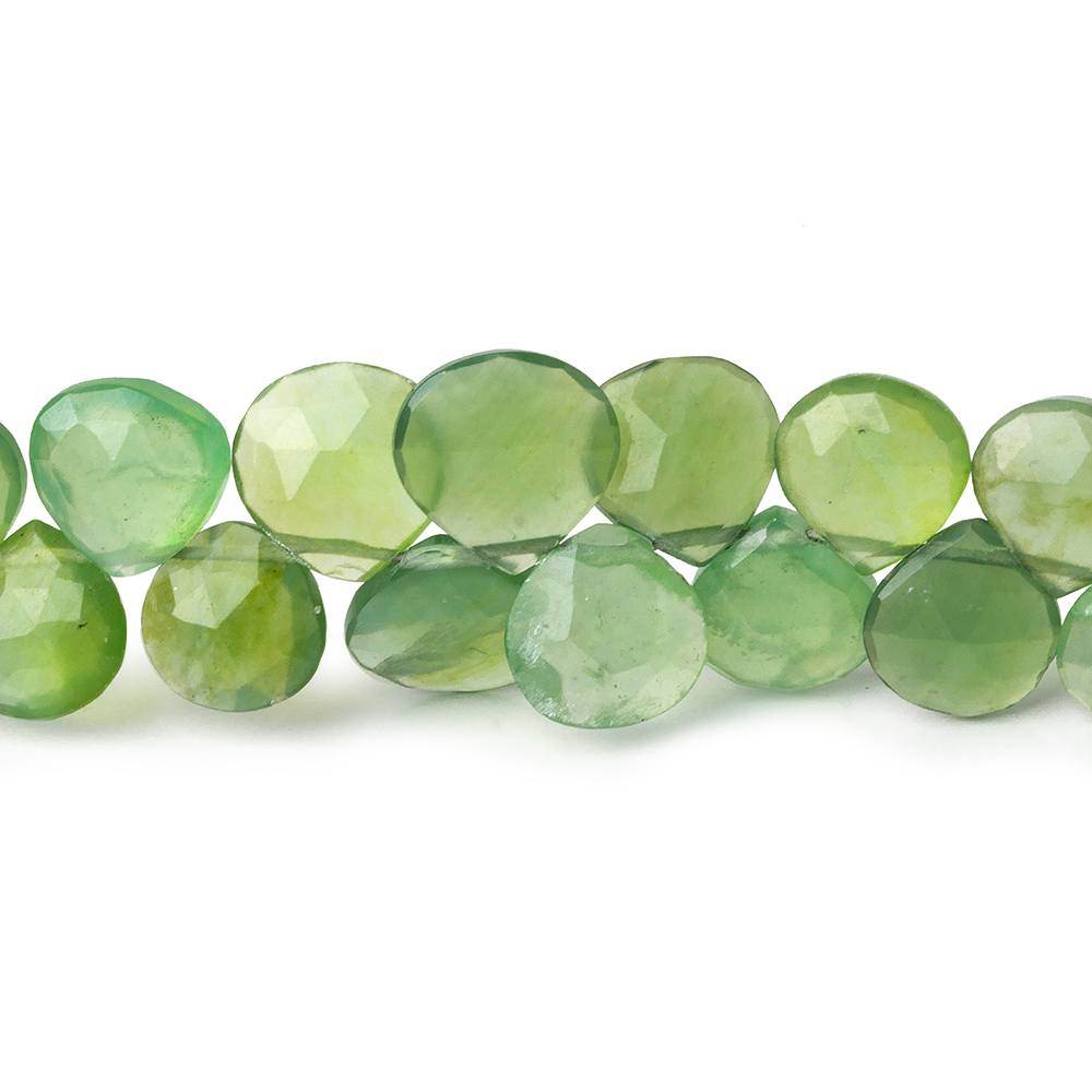 7x7-8.5x8.5mm Serpentine Faceted Heart Beads 8 inch 52 pieces A (ONLINE ORDER ONLY)