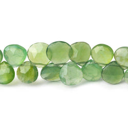 7x7-8.5x8.5mm Serpentine Faceted Heart Beads 8 inch 52 pieces A (ONLINE ORDER ONLY)