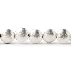 7x7x4mm Sterling Silver plated Copper Flat Brushed Coin 8 inch 29 pcs (ONLINE ORDER ONLY)
