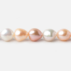 7x9mm TriColor Straight Drill Baroque Freshwater Pearl 16 inch 45 pieces A (ONLINE ORDER ONLY)