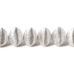 7x9x9mm Sterling Silver Plated Copper Trillion Bead 8 inch 27 pcs (ONLINE ORDER ONLY)