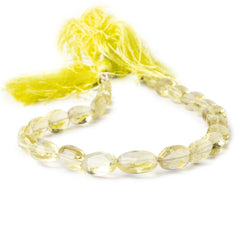 8-12mm Lemon Quartz Faceted Oval Beads 9 inch 23 pieces (ONLINE ORDER ONLY)