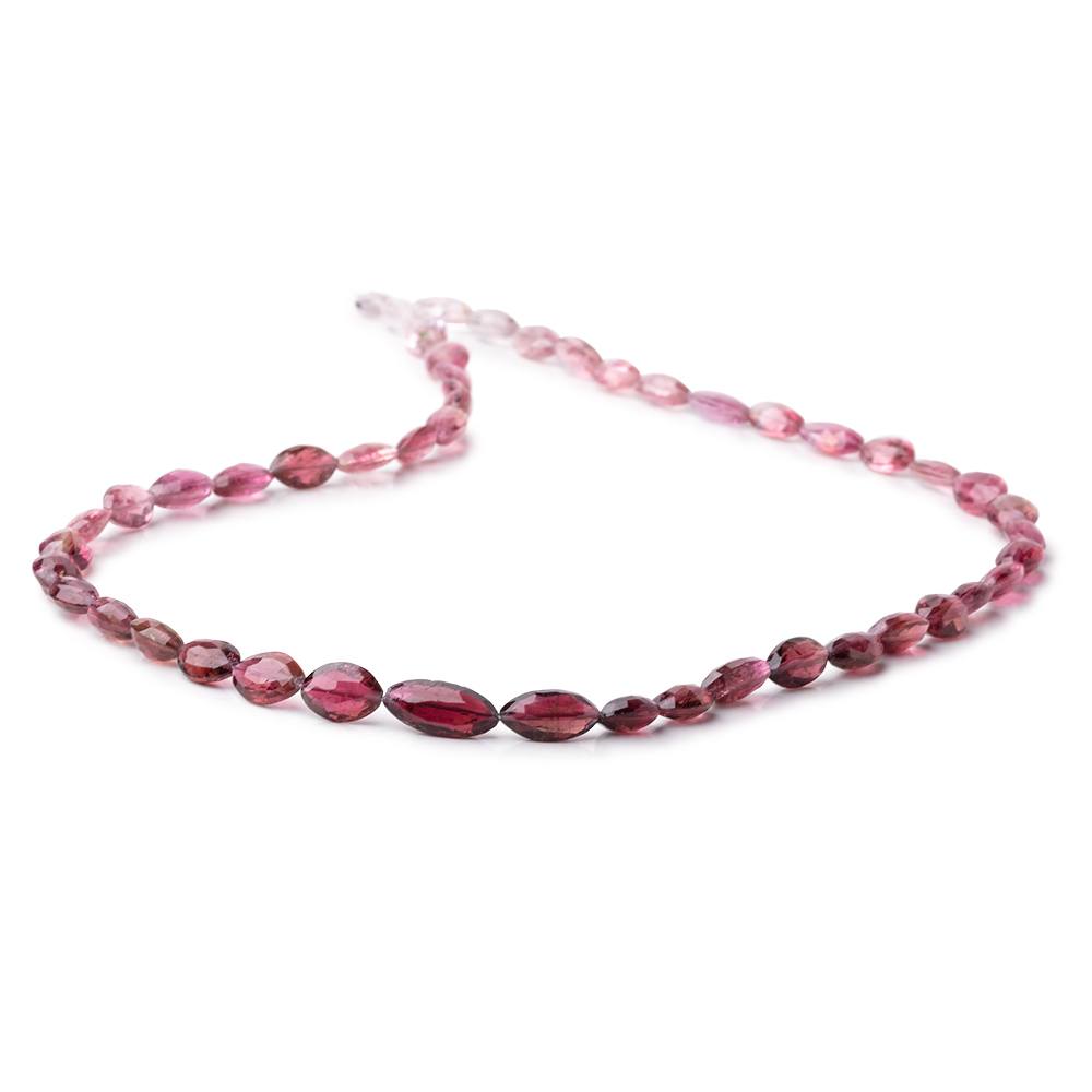 8-13mm Rubellite Tourmaline Faceted Marquise Beads 18 inch 49 pieces AAA (ONLINE ORDER ONLY)