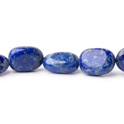8-14mm Lapis Lazuli Plain Nugget Beads 16 inch 30 Beads 1mm Hole (ONLINE ORDER ONLY)