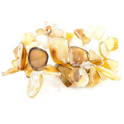 8 - 19mm Golden Brown Agate Petite Drusy Free Form Beads 42 pieces (ONLINE ORDER ONLY)