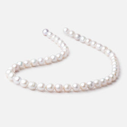 8-9mm Off White Petite Ultra Baroque Freshwater Pearls 16 inch 47 Beads AAA (ONLINE ORDER ONLY)