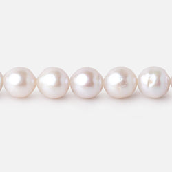 8-9mm Off White Petite Ultra Baroque Freshwater Pearls 16 inch 47 Beads AAA (ONLINE ORDER ONLY)