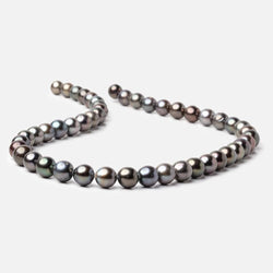 8-9mm Peacock Tahitian Saltwater Pearl Beads 16 inch 48 pieces A (ONLINE ORDER ONLY)