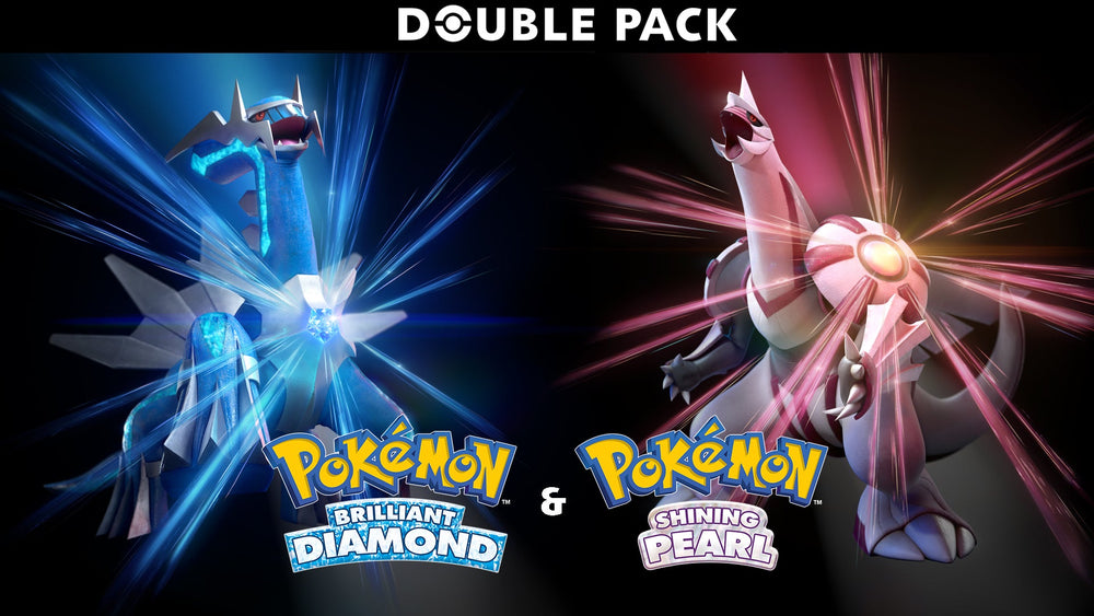 Double Pack Pokemon Brilliant Diamond and Shining Pearl (Nintendo Switch) (ONLINE ORDER ONLY)
