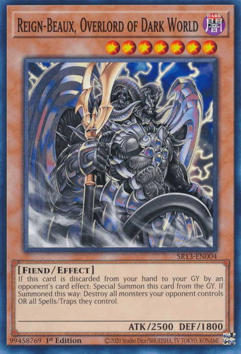 Reign-Beaux, Overlord of Dark World [SR13-EN004] Common (ONLINE ORDER ONLY)