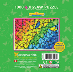 Puzzle: Butterfly Rainbow Tin