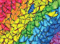 Puzzle: Butterfly Rainbow Tin