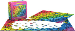 Puzzle: Butterfly Rainbow Tin