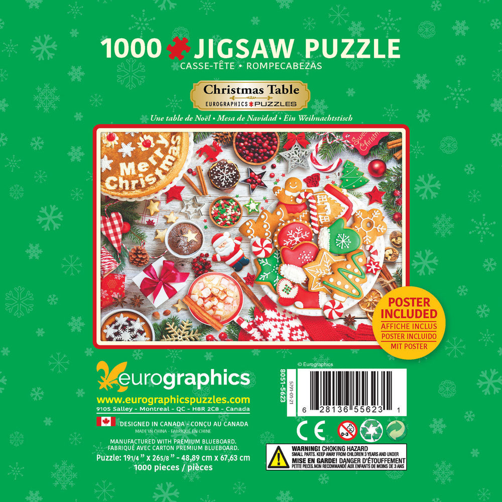 Puzzle: Christmas Table Tin