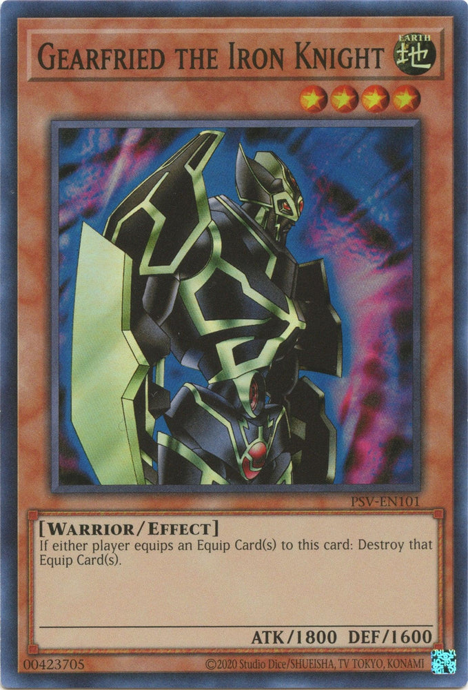 Gearfried the Iron Knight (25th Anniversary) [PSV-EN101] Super Rare (ONLINE ORDER ONLY)