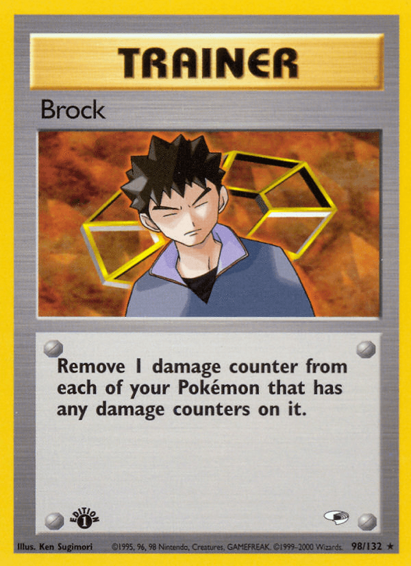 Brock (98/132) [Gym Heroes 1st Edition] (Online Only)