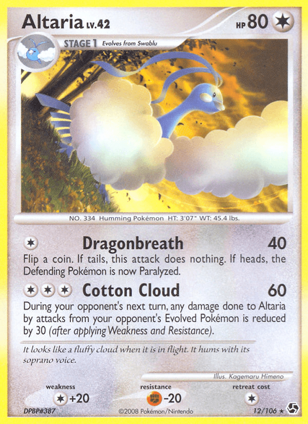 Altaria (12/106) [Diamond & Pearl: Great Encounters] (Online Only)