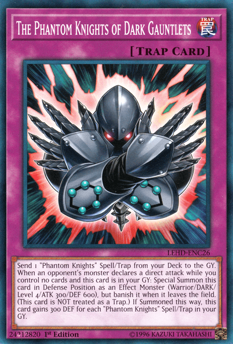 The Phantom Knights of Dark Gauntlets [LEHD-ENC26] Common (ONLINE ORDER ONLY)