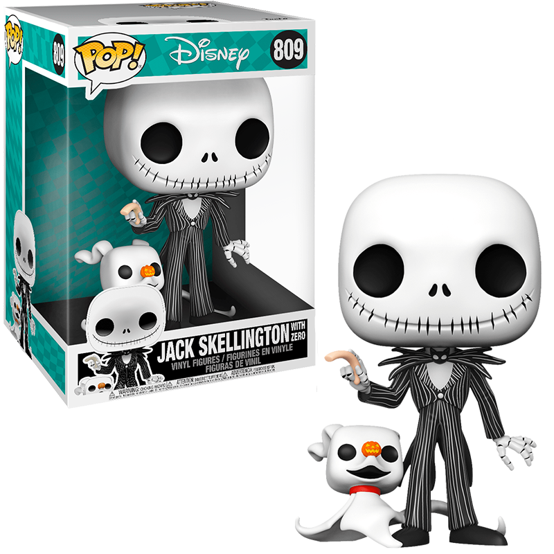 Jack Skellington w/ Zero (The Nightmare Before Christmas, 10-Inch) 809 (Online Order Only)