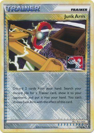 Junk Arm (87/102) (League Promo) [HeartGold & SoulSilver: Triumphant] (Online Only)