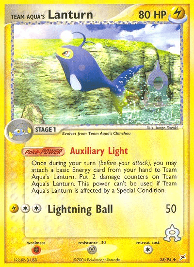 Team Aqua's Lanturn (28/95) [EX: Team Magma vs Team Aqua] (Online Only)